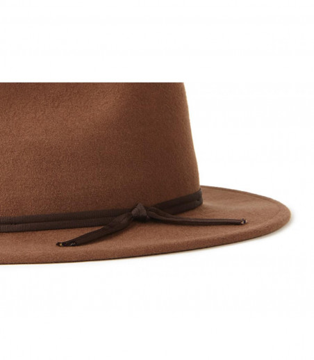 fedora feutre femme beige